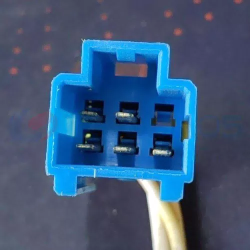 Car Connector For Blue-colored plug with 6 pins CT6-0077G