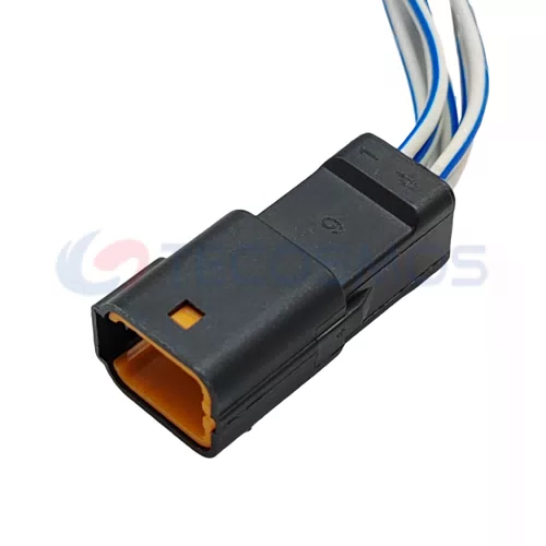 Waterproof Wire Connector Cable Harness Automotive Enclosure Connector for Volkswagen 6pin Male CT6-0235G - image 3