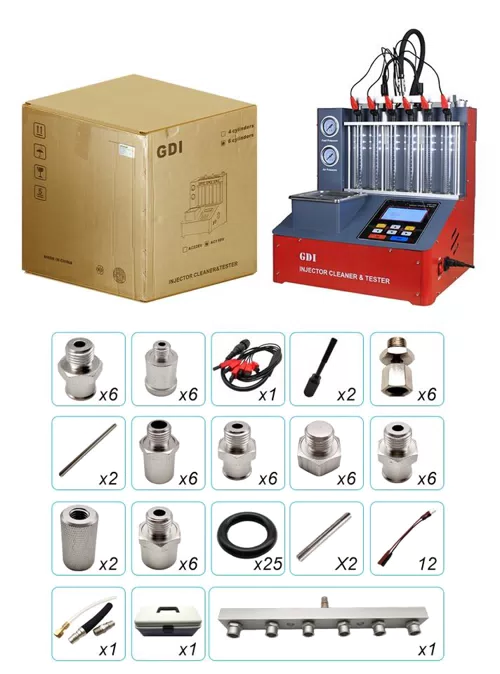 GDI-408-6C Injector Machine Test Bench GDI Injector Cleaner Machine GDI Injector Tester - image 6
