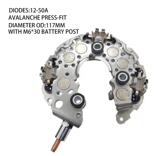 INR421 Alternator Rectifier Carbon Brush Holder For Chrysler Dodge Jeep - image 2