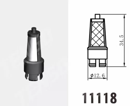 Universal 11118 Fuel Injector Repair kit micro filter injector