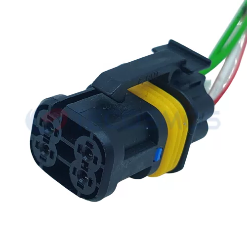 Automotive Waterproof Wiring Harness Connector Plug 4-pin Female ct4-0291m - image 4